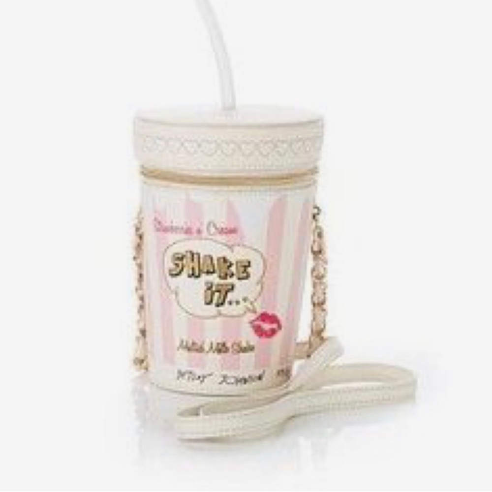 RARE NWOT Betsey Johnson Milkshake Crossbody Bag